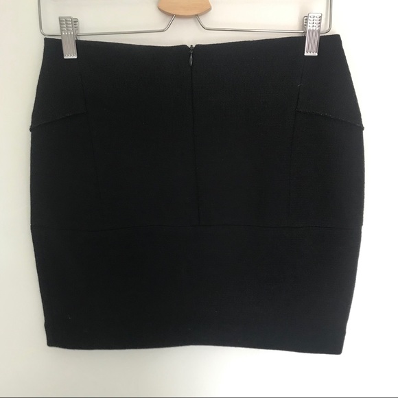 Sandro Fitted Wool Mini Skirt - Picture 3 of 5